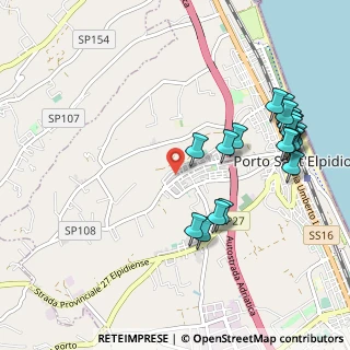 Mappa Via Mercantini Luigi, 63821 Porto Sant'Elpidio FM, Italia (1.1945)
