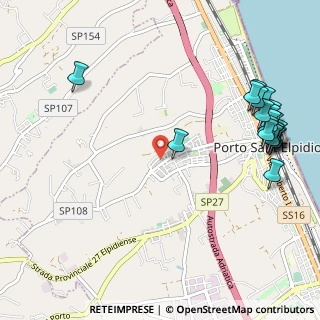 Mappa Via Mercantini Luigi, 63821 Porto Sant'Elpidio FM, Italia (1.4225)