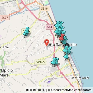 Mappa Via Mercantini Luigi, 63821 Porto Sant'Elpidio FM, Italia (1.7725)