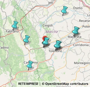 Mappa Via Torrone, 62027 San Severino Marche MC, Italia (13.7325)