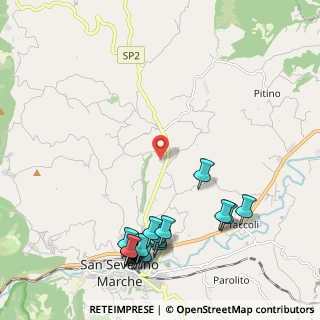 Mappa Via Torrone, 62027 San Severino Marche MC, Italia (2.817)