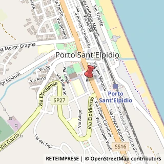 Mappa Via Fontanella, 32, 63821 Porto Sant'Elpidio, Fermo (Marche)