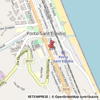 Mappa Via Umberto I, 421, 63821 Porto Sant'Elpidio, Fermo (Marche)
