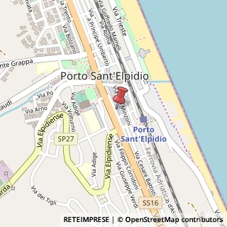 Mappa Via Cesare Battisti, 17, 63821 Porto Sant'Elpidio, Fermo (Marche)