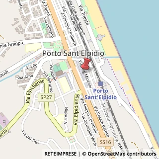 Mappa Via Cesare Battisti, 50, 63821 Porto Sant'Elpidio, Fermo (Marche)