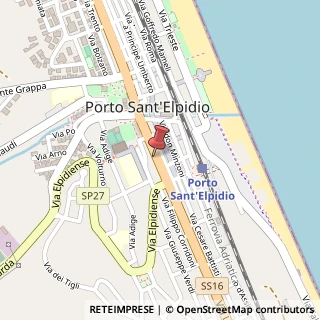 Mappa Via Umberto I, 63821 Porto Sant'Elpidio FM, Italia, 63821 Porto Sant'Elpidio, Fermo (Marche)