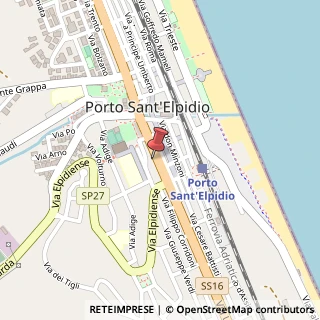 Mappa Via Umberto I, 429, 63821 Porto Sant'Elpidio, Fermo (Marche)