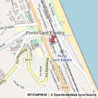 Mappa Via Cesare Battisti, 8, 63821 Porto Sant'Elpidio, Fermo (Marche)