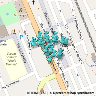 Mappa Via C. Battisti, 63821 Porto Sant'Elpidio FM, Italia (0)