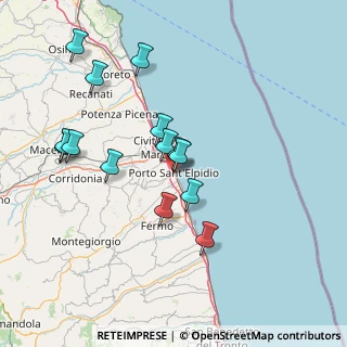 Mappa Via Fabio Filzi, 63821 Porto Sant'Elpidio FM, Italia (14.725)