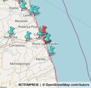 Mappa Via Fabio Filzi, 63821 Porto Sant'Elpidio FM, Italia (17.5225)