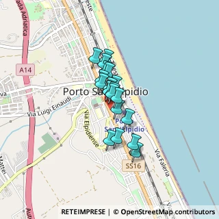 Mappa Via Fabio Filzi, 63821 Porto Sant'Elpidio FM, Italia (0.251)