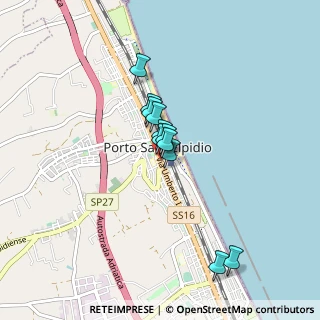 Mappa SS 16, 63821 Porto Sant'Elpidio FM, Italia (0.60636)