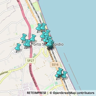 Mappa Via C. Battisti, 63821 Porto Sant'Elpidio FM, Italia (0.7495)