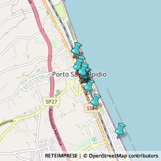 Mappa Via C. Battisti, 63821 Porto Sant'Elpidio FM, Italia (0.44667)