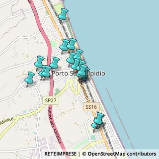 Mappa SS 16, 63821 Porto Sant'Elpidio FM, Italia (0.749)