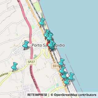 Mappa Via C. Battisti, 63821 Porto Sant'Elpidio FM, Italia (0.88118)