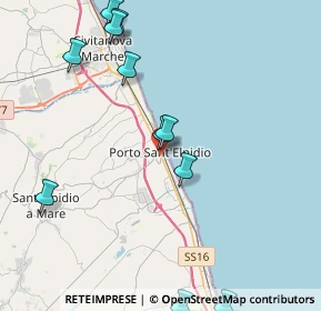 Mappa Via Fabio Filzi, 63821 Porto Sant'Elpidio FM, Italia (5.06545)