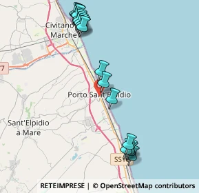 Mappa Via Fabio Filzi, 63821 Porto Sant'Elpidio FM, Italia (4.84722)