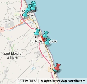 Mappa Via C. Battisti, 63821 Porto Sant'Elpidio FM, Italia (4.69273)