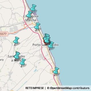 Mappa Via C. Battisti, 63821 Porto Sant'Elpidio FM, Italia (3.64286)