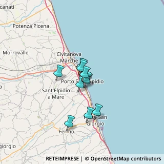 Mappa Via C. Battisti, 63821 Porto Sant'Elpidio FM, Italia (4.07273)