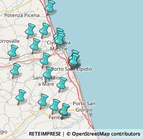 Mappa SS 16, 63821 Porto Sant'Elpidio FM, Italia (8.4995)