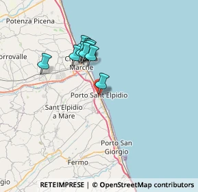 Mappa SS 16, 63821 Porto Sant'Elpidio FM, Italia (5.93636)