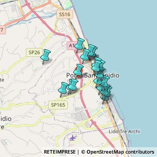 Mappa Via Pietro Nenni, 63821 Porto Sant'Elpidio FM, Italia (1.2765)