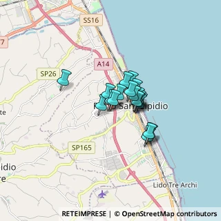 Mappa Via Pietro Nenni, 63821 Porto Sant'Elpidio FM, Italia (0.987)