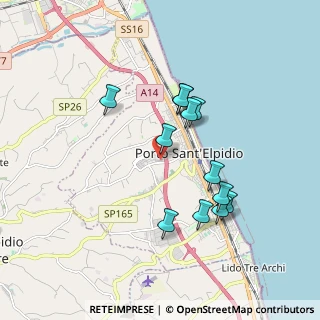 Mappa Via Pietro Nenni, 63821 Porto Sant'Elpidio FM, Italia (1.68833)