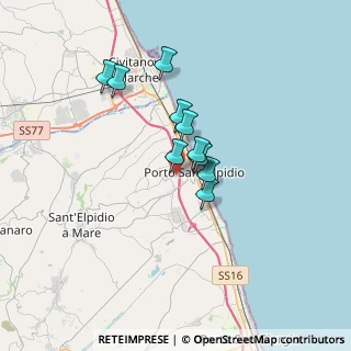 Mappa Via Pietro Nenni, 63821 Porto Sant'Elpidio FM, Italia (2.35091)