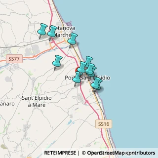 Mappa Via Pietro Nenni, 63821 Porto Sant'Elpidio FM, Italia (2.46909)