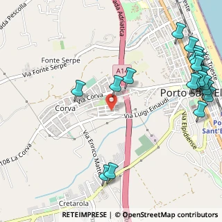 Mappa Via Pietro Nenni, 63821 Porto Sant'Elpidio FM, Italia (0.788)