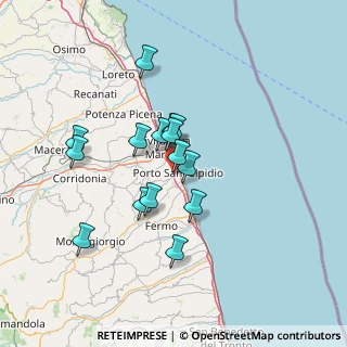 Mappa Via Pietro Nenni, 63821 Porto Sant'Elpidio FM, Italia (11.668)