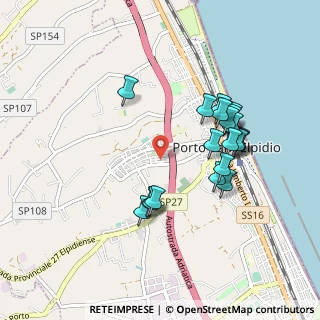 Mappa Via Pietro Nenni, 63821 Porto Sant'Elpidio FM, Italia (0.909)