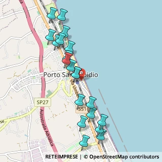 Mappa Viale Mameli, 63821 Porto Sant'Elpidio FM, Italia (1.0975)