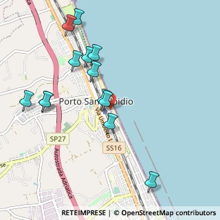 Mappa Viale Mameli, 63821 Porto Sant'Elpidio FM, Italia (1.10923)