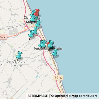 Mappa Viale Mameli, 63821 Porto Sant'Elpidio FM, Italia (3.39071)