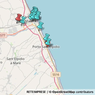 Mappa Viale Mameli, 63821 Porto Sant'Elpidio FM, Italia (5.38895)