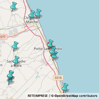 Mappa Viale Mameli, 63821 Porto Sant'Elpidio FM, Italia (6.27917)