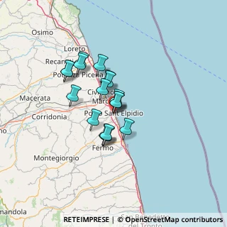 Mappa Sant'Elpidio, 63821 Porto Sant'Elpidio FM, Italia (9.85588)