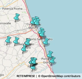 Mappa Sant'Elpidio, 63821 Porto Sant'Elpidio FM, Italia (8.5155)