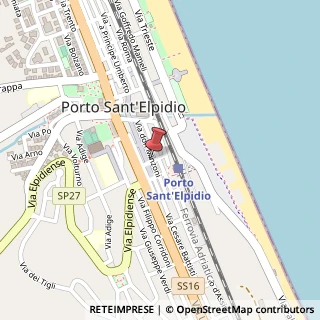 Mappa Via Don G. Minzoni, 49, 63821 Porto Sant'Elpidio, Fermo (Marche)