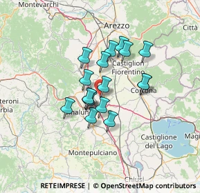 Mappa Via Anatraia, 52045 Foiano della Chiana AR, Italia (9.97294)