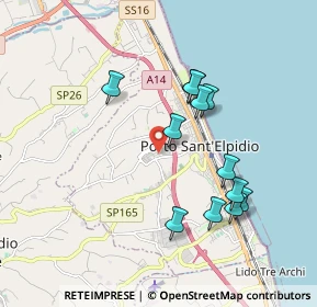 Mappa Via Andrea Costa, 63821 Porto Sant'Elpidio FM, Italia (1.80333)