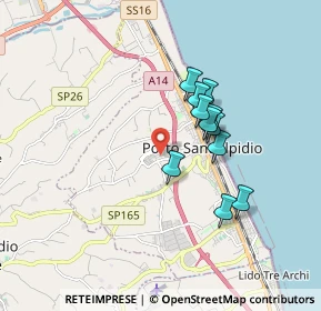 Mappa Via Andrea Costa, 63821 Porto Sant'Elpidio FM, Italia (1.42818)