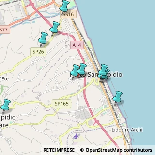Mappa Via Andrea Costa, 63821 Porto Sant'Elpidio FM, Italia (2.36273)