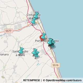 Mappa Via Andrea Costa, 63821 Porto Sant'Elpidio FM, Italia (2.97455)