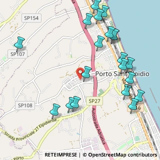 Mappa Via Andrea Costa, 63821 Porto Sant'Elpidio FM, Italia (1.325)
